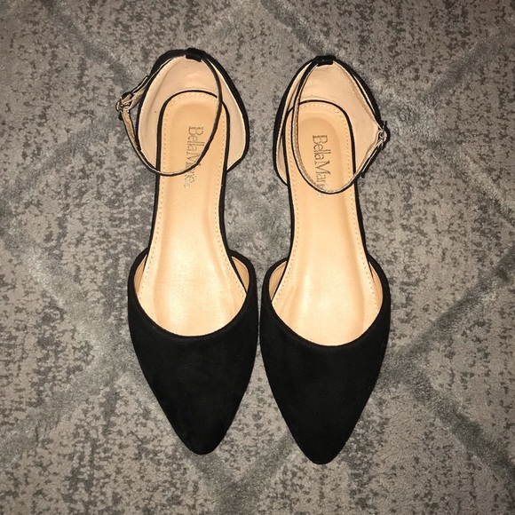 black flats size 9
